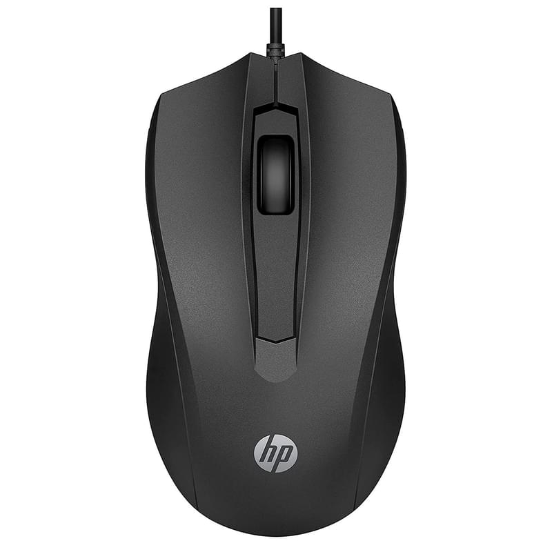 Мышка проводная HP 100, Black - фото #0, Technodom.kz