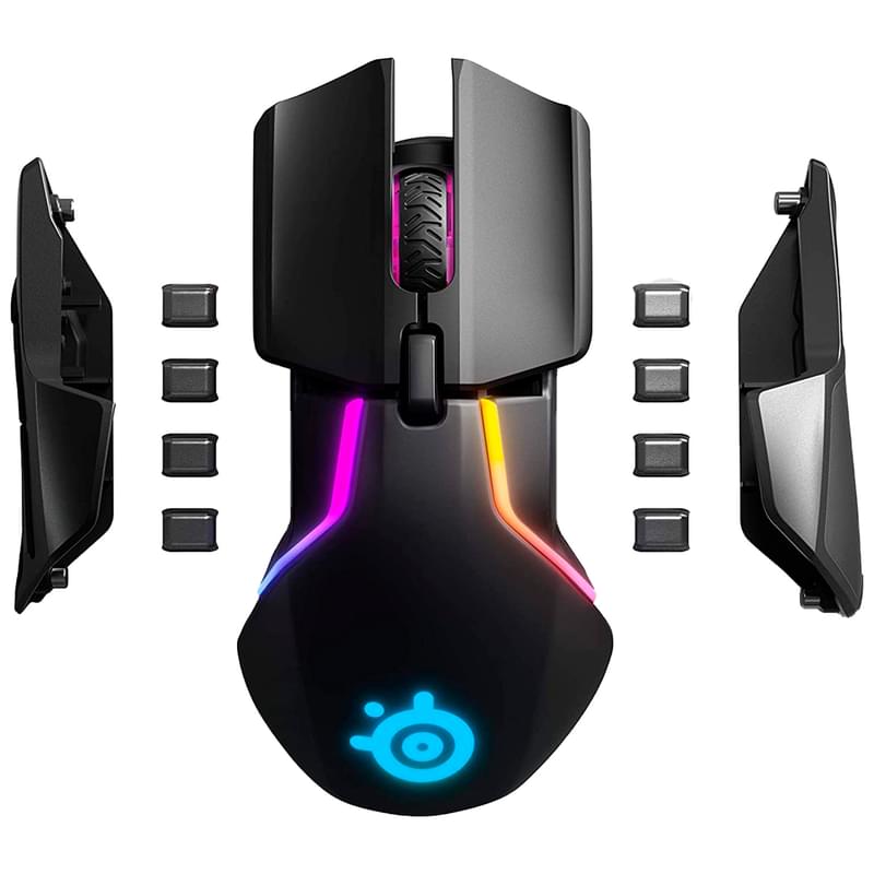 Мышка игровая беспроводная USB Steelseries Rival 650 RGB, Black - фото #5, Technodom.kz