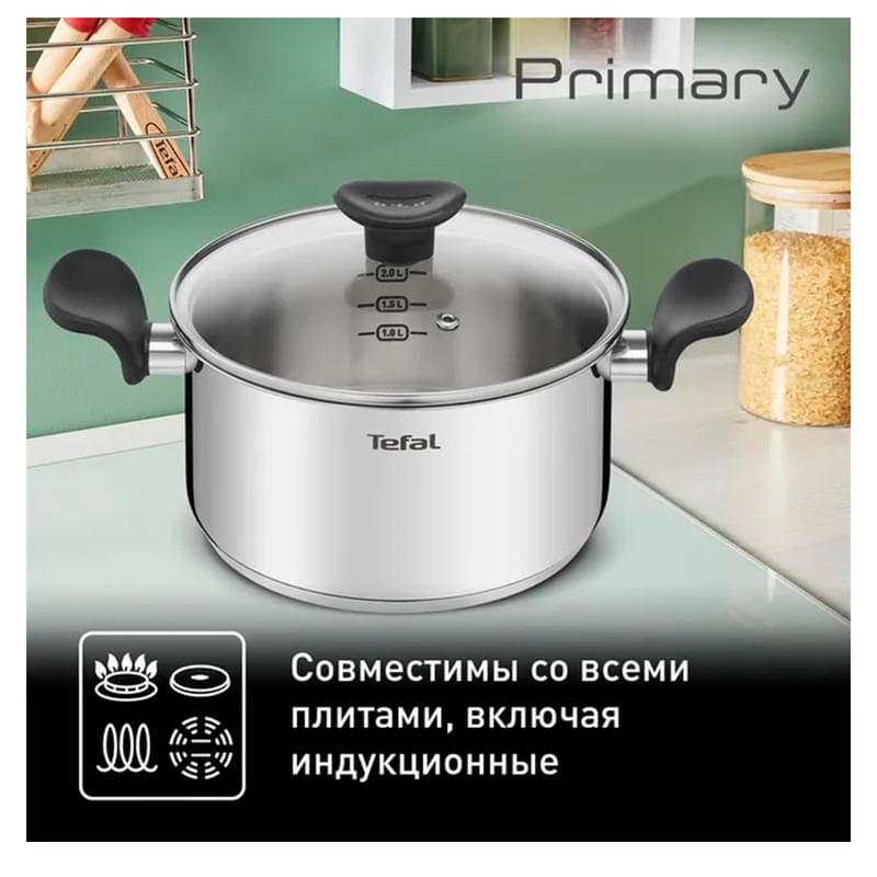 Набор посуды 11пр. Primary Tefal E308SB74 - фото #4, Technodom.kz
