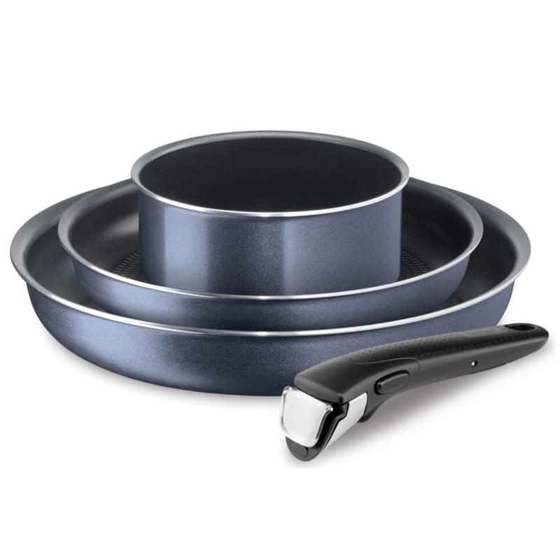 Ыдыс-аяқ жинағы, 4 құрал Ingenio Twinkle Grey Tefal 4180850 - фото #0, Technodom.kz