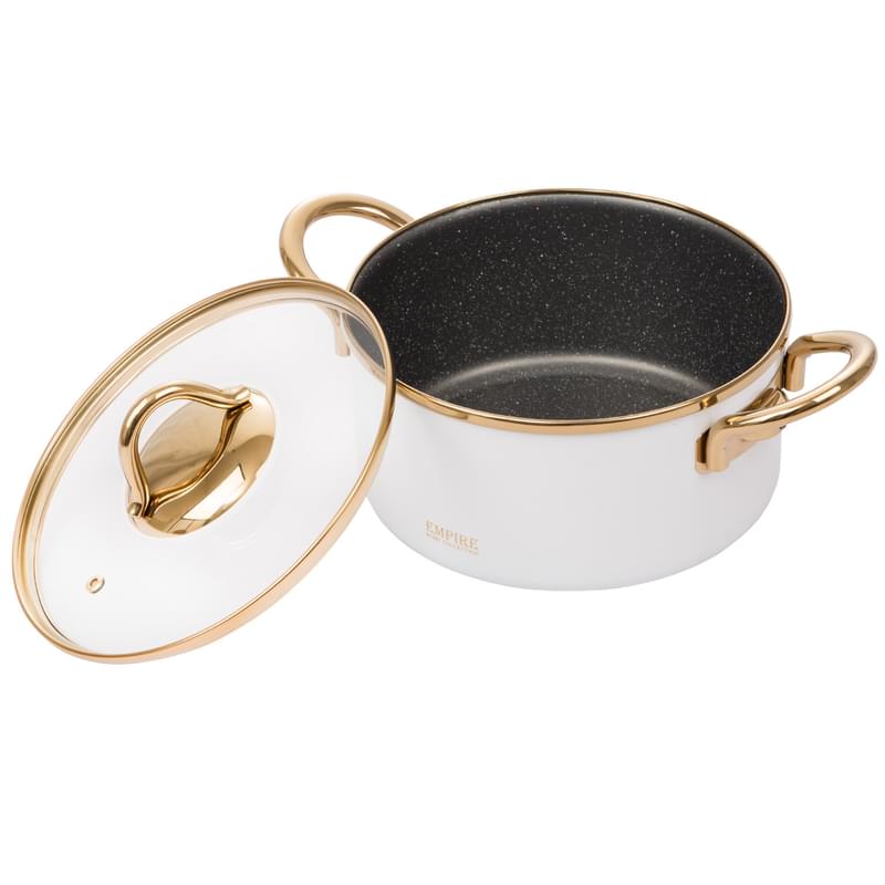 Набор посуды 9 пр. Белый Empire WHI-0658 - фото #1, Technodom.kz