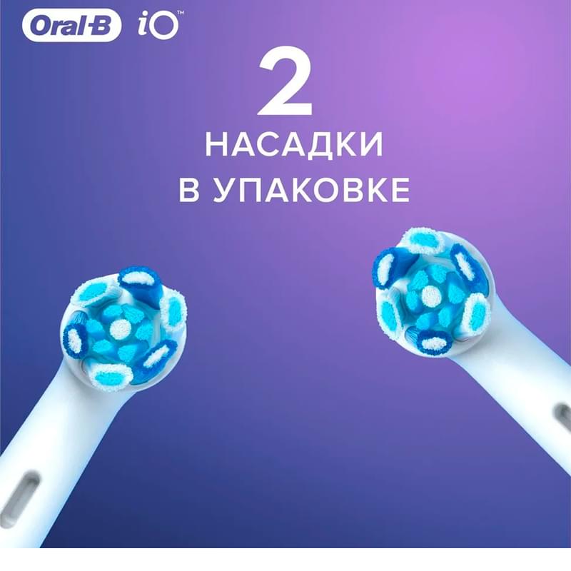 Насадки Oral-B iO Ultimate Clean White для электрической зубной щетки, 2 шт., для тщательного удаления налета - фото #6, Technodom.kz