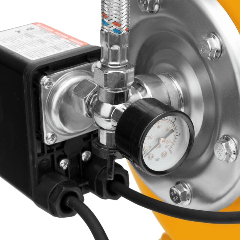 PSL1100X сорғы станциясы, 1,1 Вт, арыны 45м, 3600 л/сағ, ресивері 50л, тот баспайтын металл// Denzel - фото #1, Technodom.kz