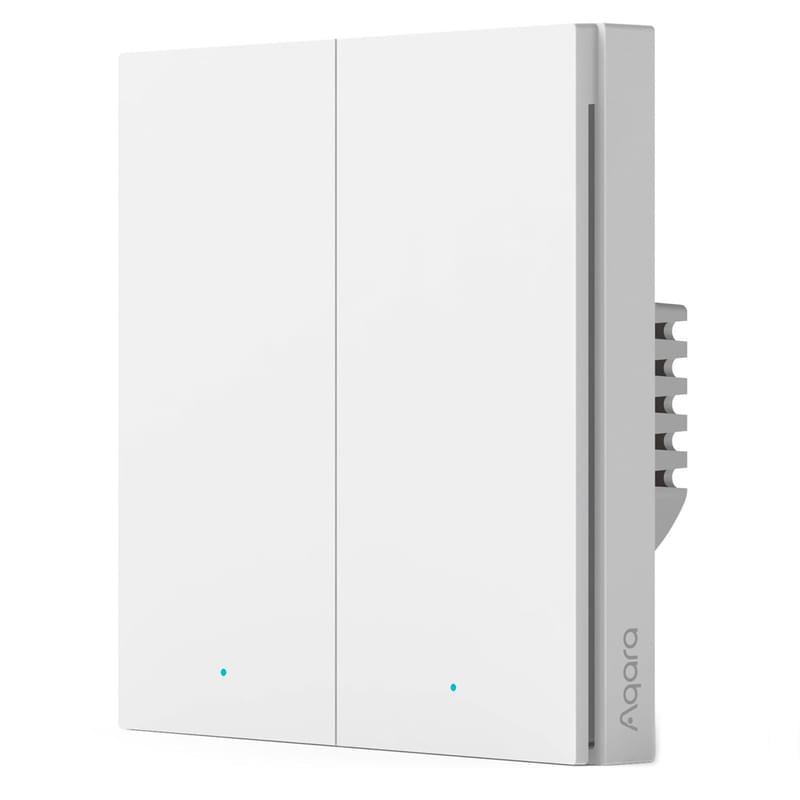 Настенный выключатель AQARA Smart Wall Switch H1 WS-EUK02 - фото #0, Technodom.kz