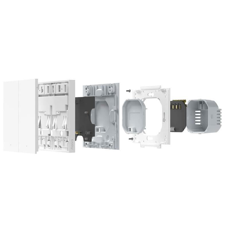 Настенный выключатель AQARA Smart Wall Switch H1 WS-EUK02 - фото #3, Technodom.kz