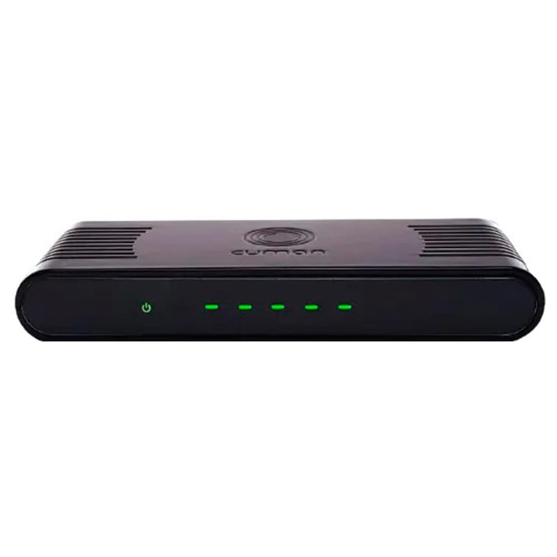 Настольный коммутатор, Cuman Arman 1605, 5 портов 10/100Mbps, черный (carn1605b) - фото #0, Technodom.kz