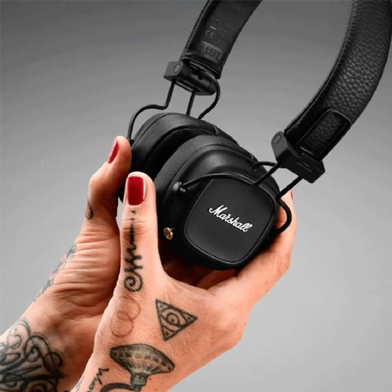 Құлаққаптар Marshall Major 5 Black - фото #6, Technodom.kz