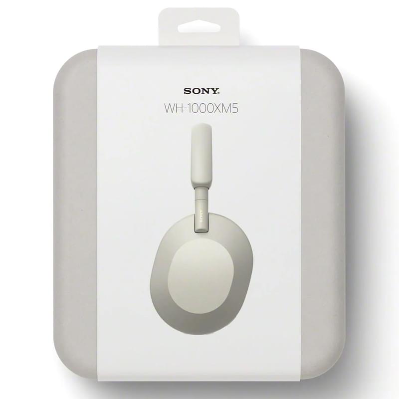 Наушники Накладные Sony Bluetooth WH1000XM5S.E, Silver - фото #6, Technodom.kz