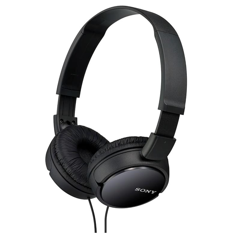 Жапсырмалы құлаққап Sony MDR-ZX110, Black - фото #0, Technodom.kz