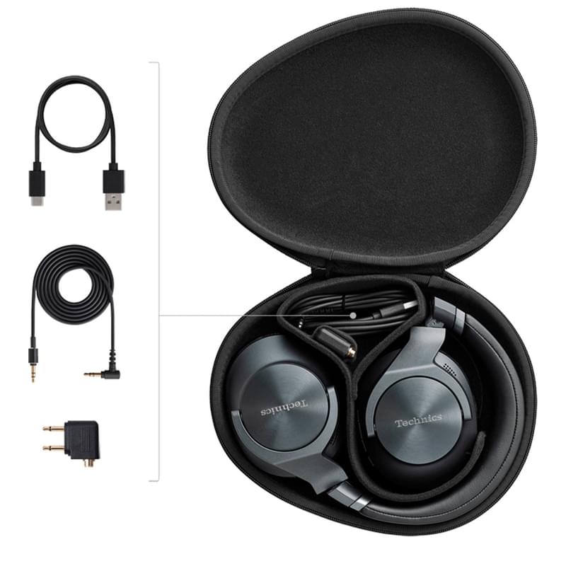 Наушники Technics Bluetooth EAH-A800G-K Black - фото #4, Technodom.kz