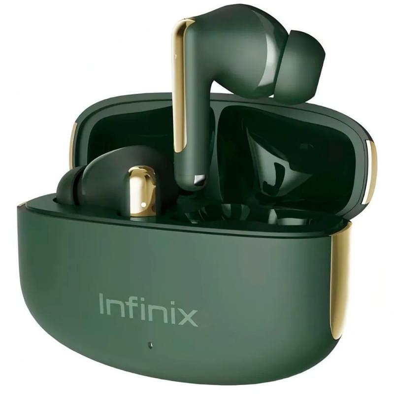 Наушники Вставные Infinix TWS XE28 Green - фото #2, Technodom.kz