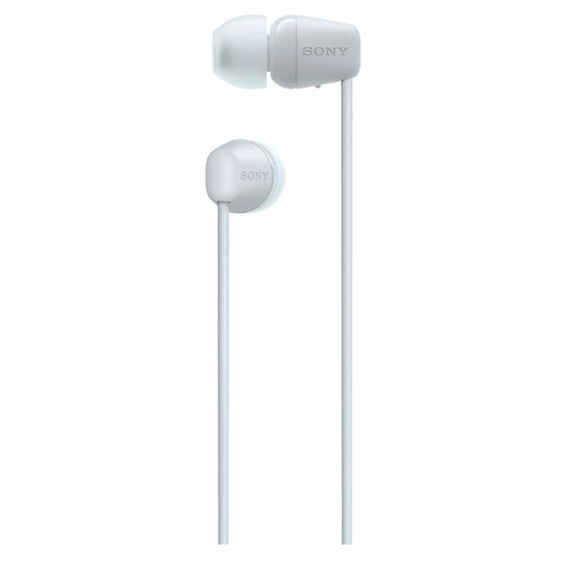 Қыстырмалы құлаққап Sony Bluetooth WI-C100W.E, White - фото #1, Technodom.kz