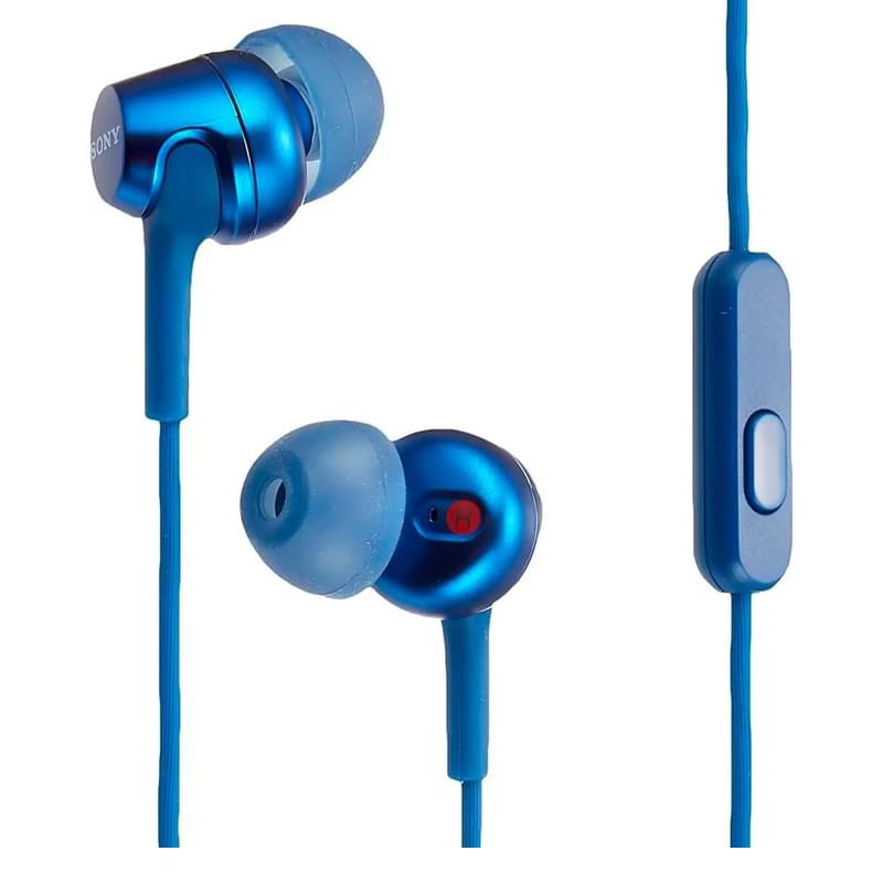 Наушники Вставные Sony MDR-EX255AP, Blue - фото #0, Technodom.kz