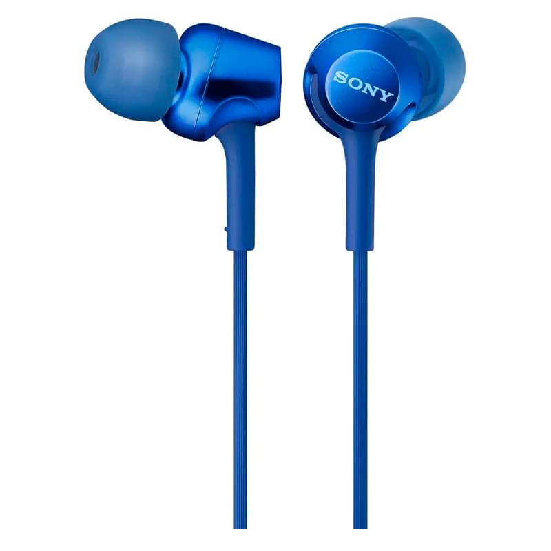Наушники Вставные Sony MDR-EX255AP, Blue - фото #2, Technodom.kz