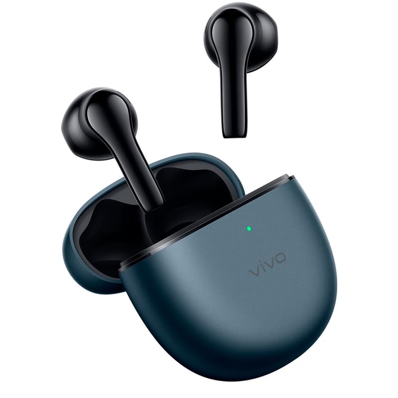 Наушники Вставные Vivo Bluetooth TWS Air, Pebble Blue - фото #2, Technodom.kz