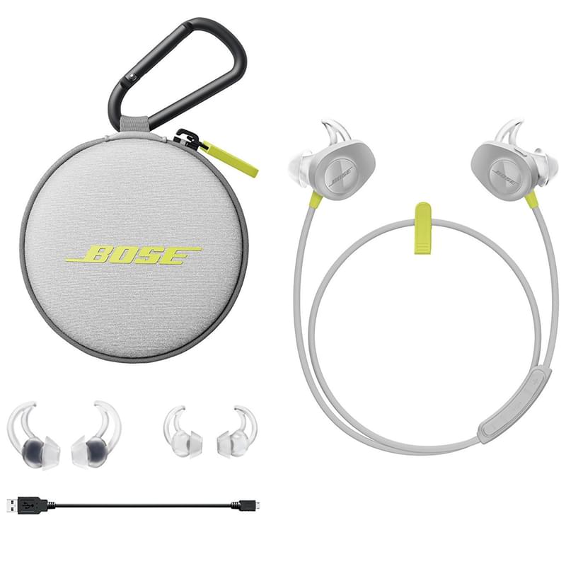 Наушники Вставные Bose Bluetooth SoundSport, Citron - фото #4, Technodom.kz
