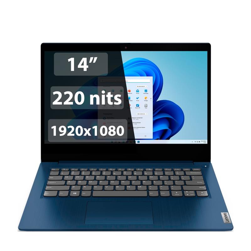 Ноутбук Lenovo IdeaPad 3 Ryzen 5 3500U / 8ГБ / 512SSD / 14 / Win11 / (81W000VKRU) - фото #0, Technodom.kz
