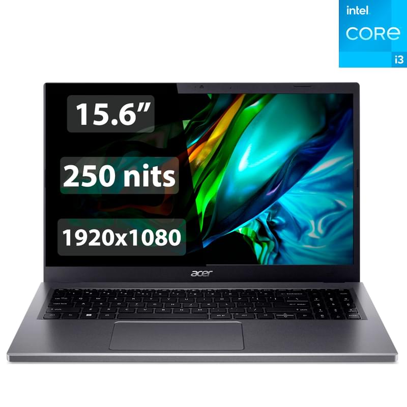 Ноутбук  Acer Aspire 5 A515-58P-368Y i3 1315U/ 8ГБ /512SSD /15.6 /DOS /(NX.KHJER.002) - фото #0, Technodom.kz