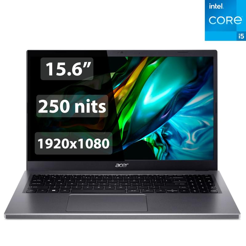 Ноутбук  Acer Aspire 5 A515-58P-53Y4 i5 1335U/ 16ГБ /512SSD /15.6 /DOS /(NX.KHJER.005) - фото #0, Technodom.kz