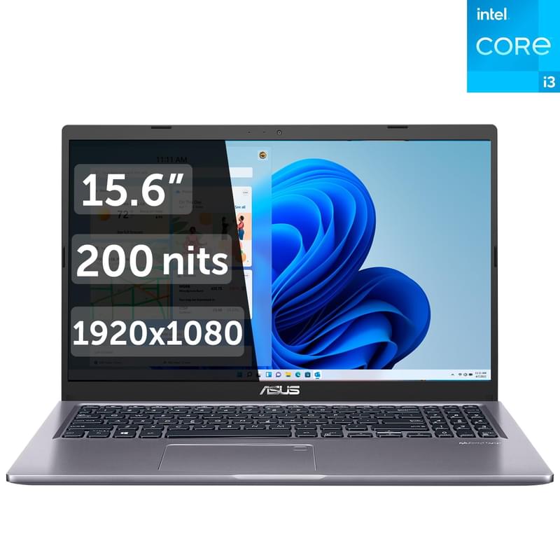 Ноутбук Asus X515EA i3 1115G4 / 8ГБ / 512SSD / 15.6 / Win11 / (X515EA-BQ322W) - фото #0, Technodom.kz