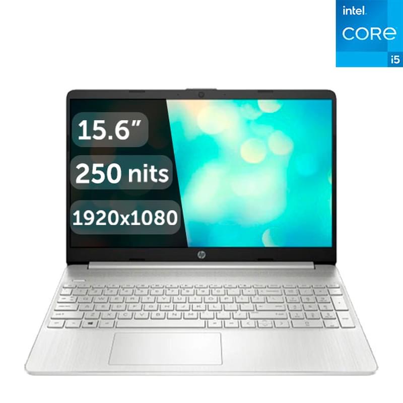 Ноутбук HP 15s-fq5073ci i5 1235U / 8  / 512 SSD / 15,6 / DOS / (7Z812EA) - фото #0, Technodom.kz