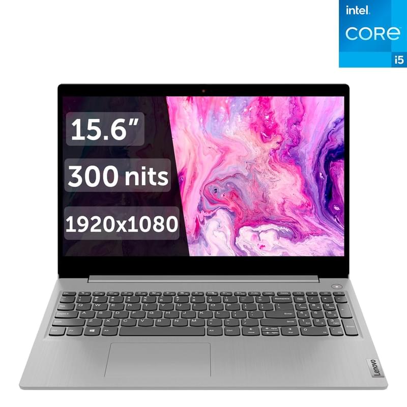 Ноутбук Lenovo IdeaPad 3 i5 1235U / 8ГБ / 512SSD / 15.6 / DOS / (82RK00EVRK) - фото #0, Technodom.kz