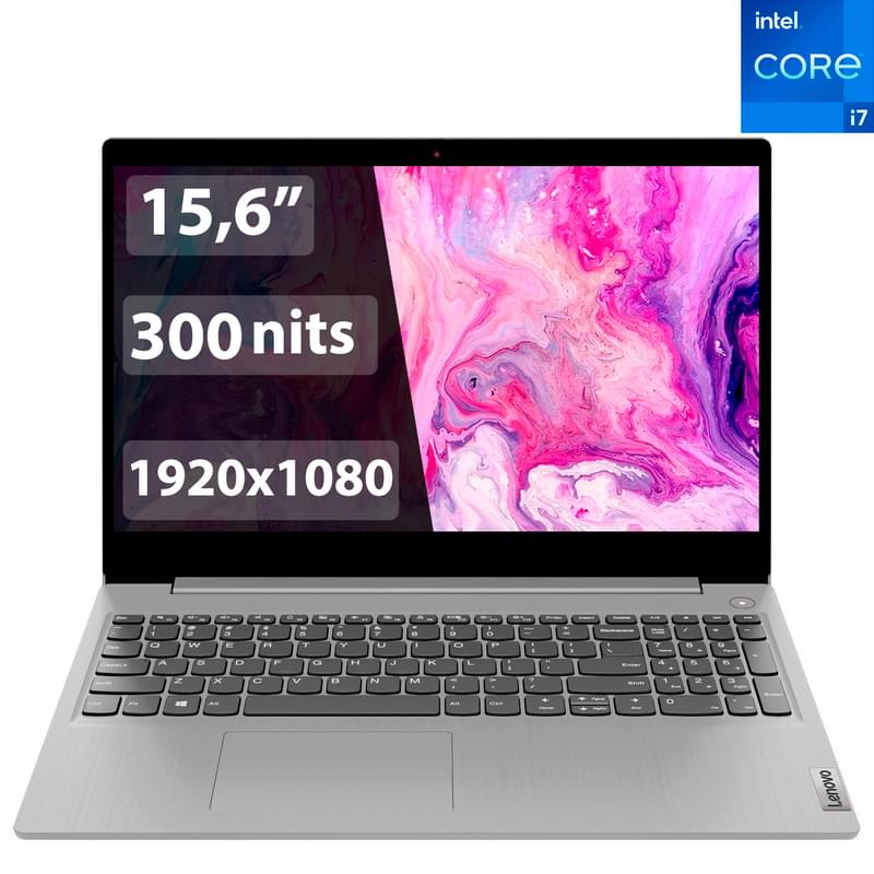 Ноутбук 15,6'' Lenovo IdeaPad 3 (Core i-7 71255U-8-512-D) (82RK00EXRK) - фото #0, Technodom.kz