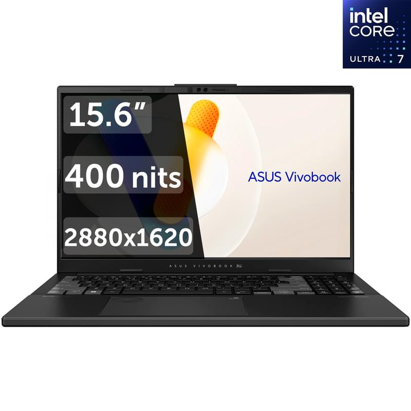Ноутбук Asus Vivobook Pro 15 OLED U7 155H / 24GB / SSD 1TGB / RTX 4060 8GB / DOS / 15 / (N6506MV-MA150) - фото #0, Technodom.kz