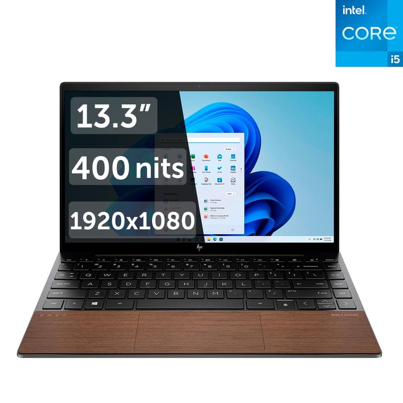 Ноутбук HP ENVY 13-BA1023UR i5 1135G7 / 8ГБ / 256SSD / 13.3 / Win11 / (63Z10EA) - фото #0, Technodom.kz