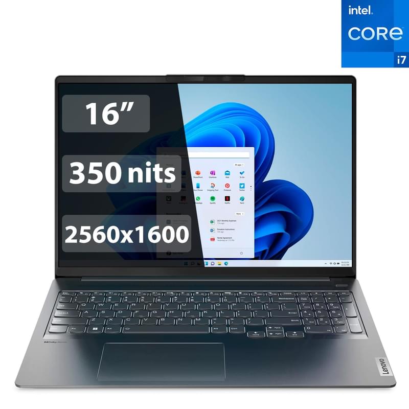 Ноутбук Lenovo IdeaPad 5 Pro i7 12700H / 16ГБ / 512SSD / 16 / Win11 (82SK008LRK) - фото #0, Technodom.kz