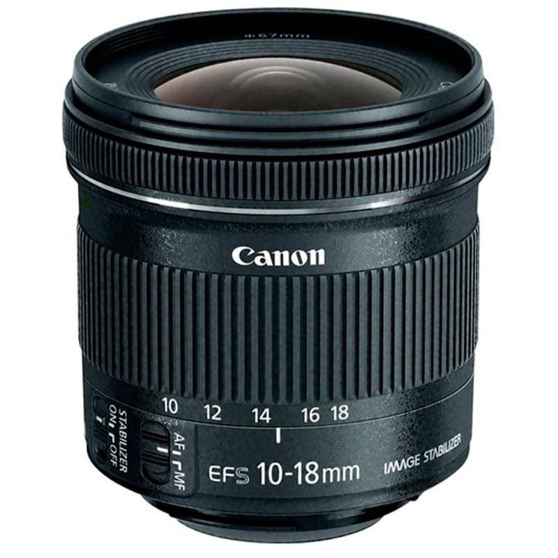 Canon объективі EF-S 10-18mm f/4.5-5.6 IS STM - фото #1, Technodom.kz