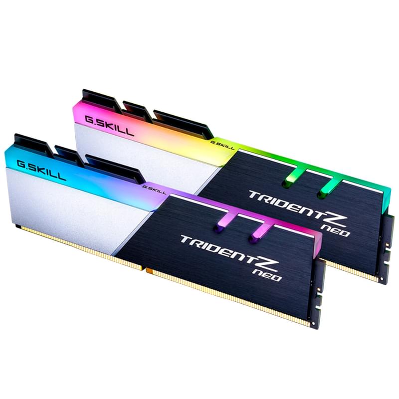 Оперативная память DDR4 DIMM 16GB(8GBx2)/3200MHz G.SKILL Trident Z RGB Black (F4-3200C16D-16GTZN) - фото #1, Technodom.kz