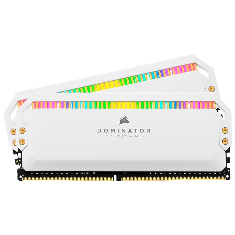 Оперативная память DDR4 DIMM 16GB(2x8)/3200Mhz PC4-25600 Corsair Dominator Platinum RGB White - фото #0, Technodom.kz