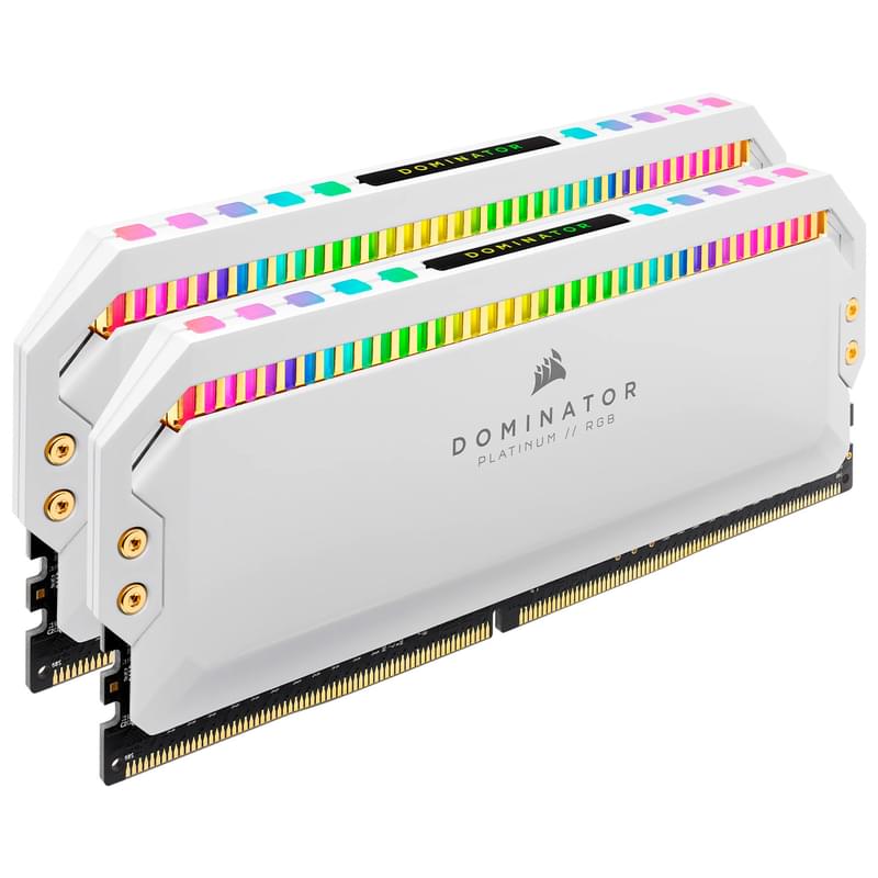 Оперативная память DDR4 DIMM 16GB(2x8)/3200Mhz PC4-25600 Corsair Dominator Platinum RGB White - фото #1, Technodom.kz
