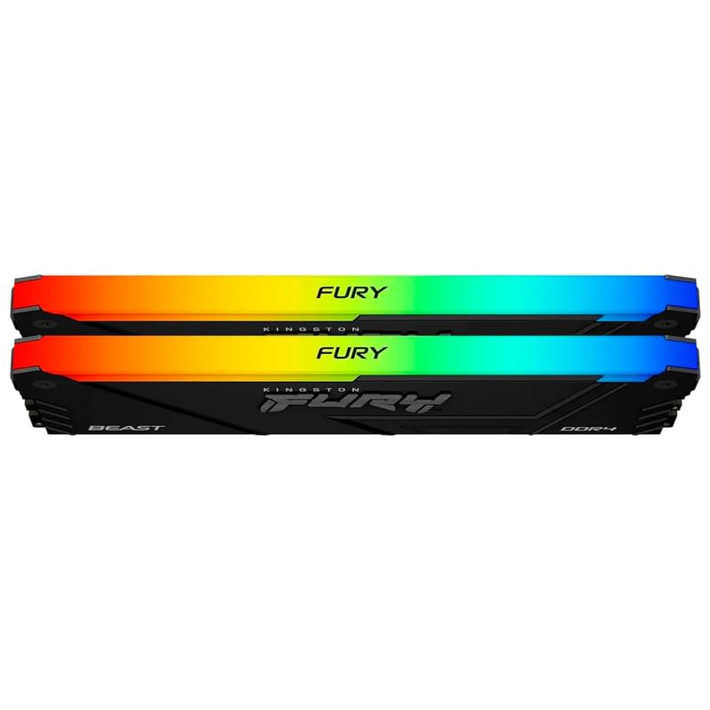 Оперативная память DDR4 DIMM 16GB(8GB*2)/3200MHz Kingston FURY Beast RGB (KF432C16BB2AK2/16) - фото #4, Technodom.kz