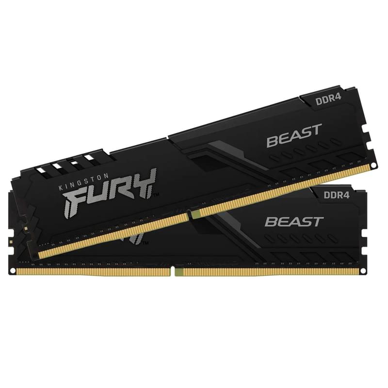Оперативная память DDR4 DIMM 32GB(16GBx2)/3200MHz Kingston Fury Beast (KF432C16BBK2/32) - фото #2, Technodom.kz