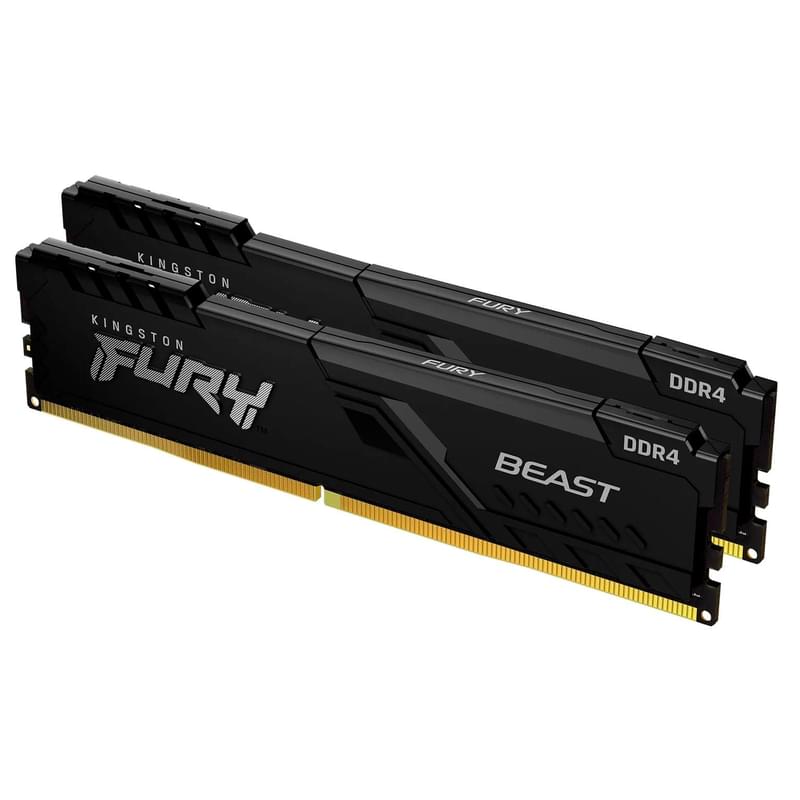 Оперативная память DDR4 DIMM 32GB(16GBx2)/3200MHz Kingston Fury Beast (KF432C16BBK2/32) - фото #3, Technodom.kz