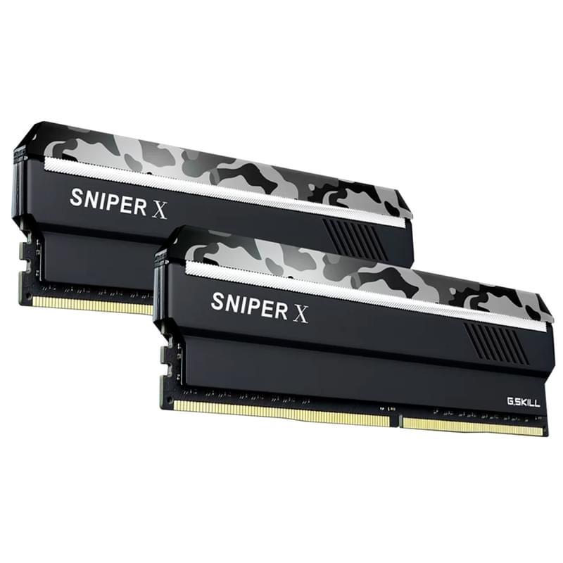 Оперативная память DDR4 DIMM 32GB(16GBx2)/3600MHz G.SKILL Sniper X Black (F4-3600C19D-32GSXWB) - фото #1, Technodom.kz
