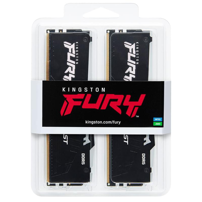 Оперативная память DDR5 DIMM 16GB(8GBx2)/5600Mhz PC5-44800 Kingston FURY Beast EXPO RGB - фото #2, Technodom.kz