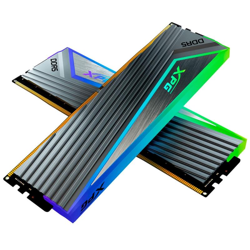 Оперативная память DDR5 DIMM 32GB(16GBx2)/6400MHz Adata XPG Caster RGB (AX5U6400C4016G-DCCARGY) - фото #1, Technodom.kz