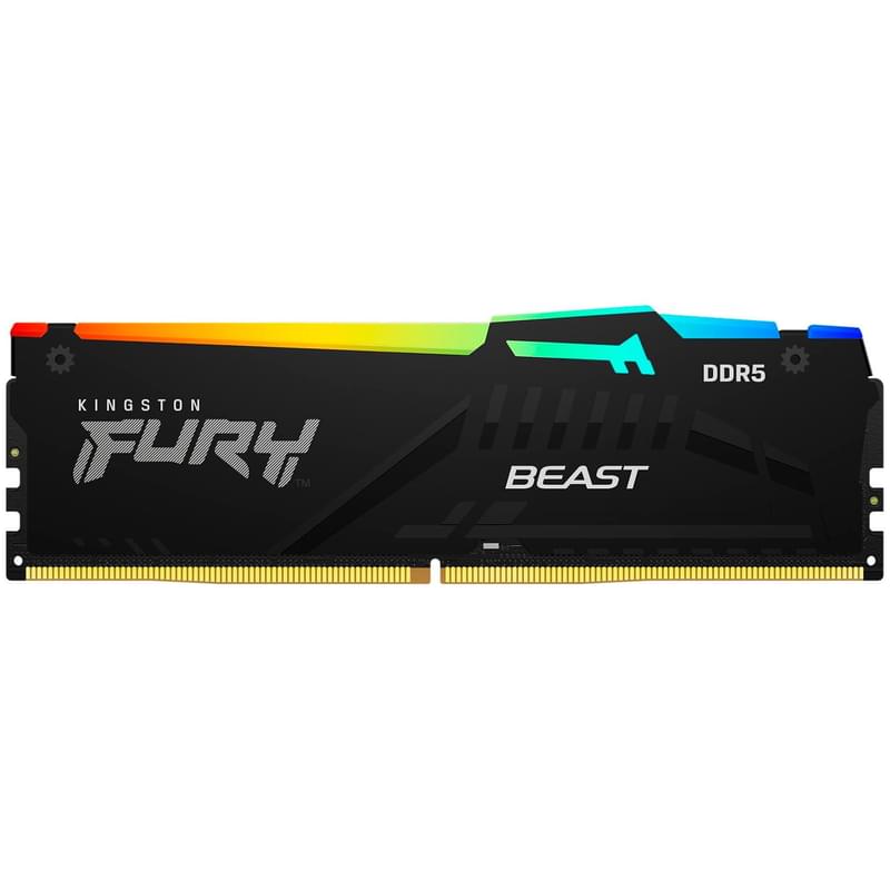 Оперативная память DDR5 DIMM 32(16x2)/6000Mhz PC5-48000 Kingston Fury Beast RGB (KF560C36BBEAK2-32) - фото #3, Technodom.kz Оперативная память DDR5 DIMM 32(16x2)/6000Mhz PC5-48000 Kingston Fury Beast RGB (KF560C36BBEAK2-32) - фото #3, Technodom.kz