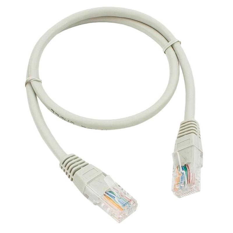 Патч-корд медный UTP Cablexpert кат.5e, 0,5м, серый (PP10-0,5M) - фото #0, Technodom.kz