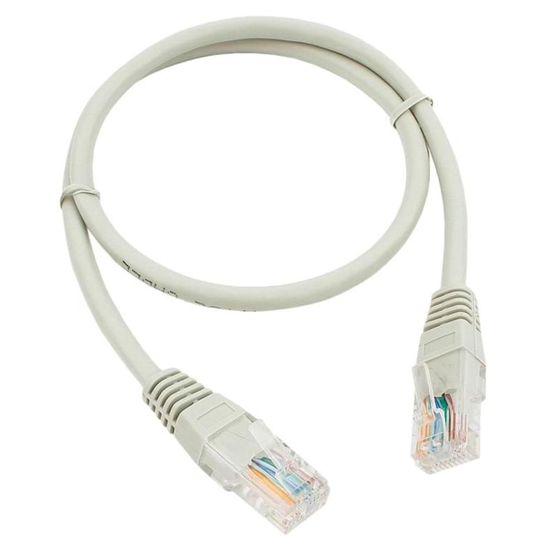 UTP Cablexpert мыстан жасалған патч-корды кат.5e, 0,5м, сұр (PP10-0,5M) - фото #0, Technodom.kz