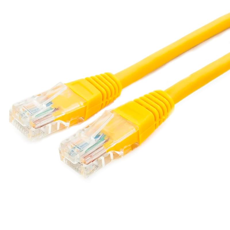 UTP Cablexpert мыстан жасалған патч-корды кат.5e, 10м, сары (PP10-10M/Y) - фото #0, Technodom.kz