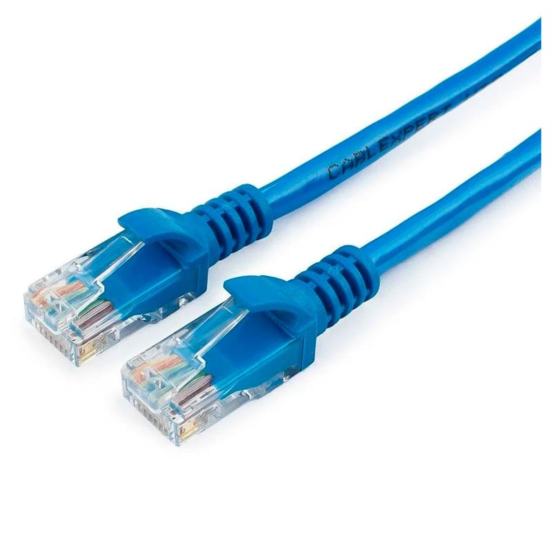 Патч-корд UTP Cablexpert кат.5e, 15м, синий (PP12-15M/B) - фото #0, Technodom.kz