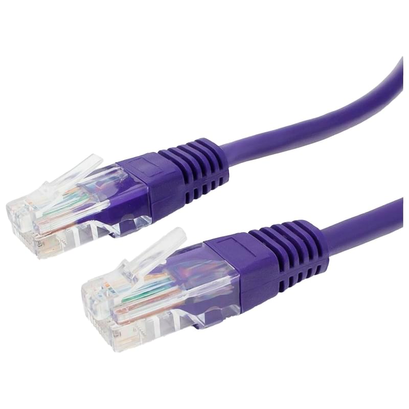 Патч-корд UTP Cablexpert кат.5e, 1м, фиолетовый (PP12-1M/V) - фото #0, Technodom.kz