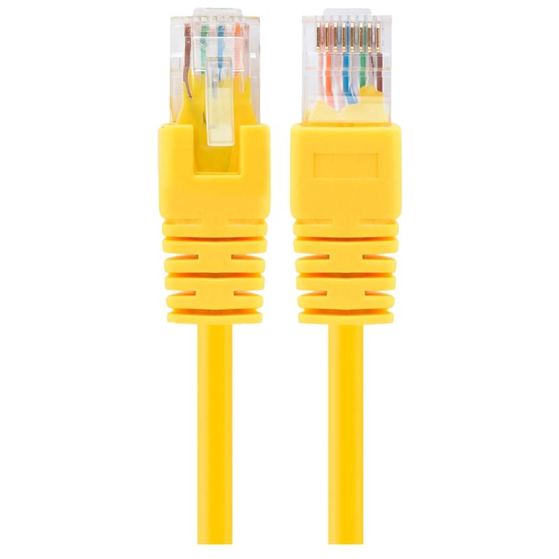 Патч-корд UTP Cablexpert кат.5e, 7,5м, желтый (PP12-7,5M/Y) - фото #0, Technodom.kz