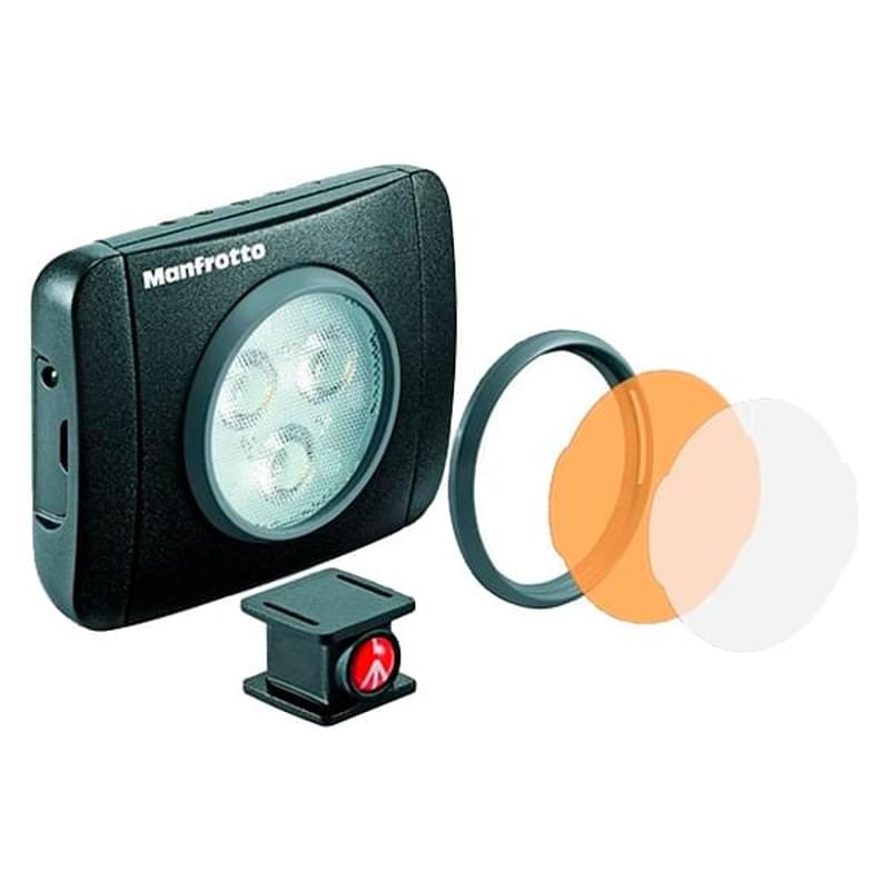 Подсветка Manfrotto LED Lumimuse с 3 диодами (MLUMIEPL-BK) - фото #1, Technodom.kz