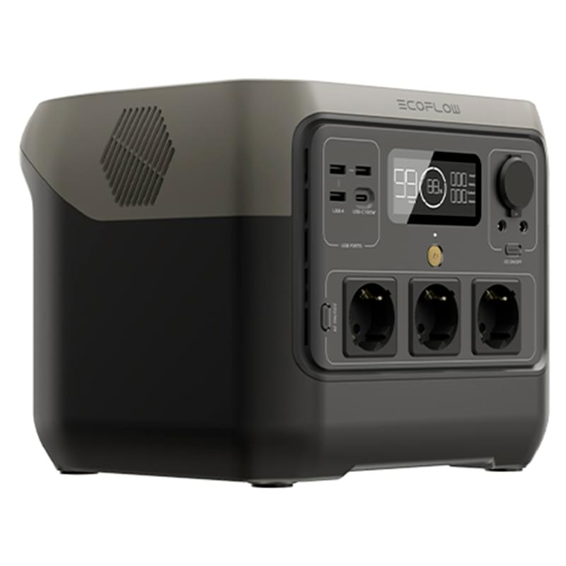 Портативная зарядная станция EcoFlow RIVER 2 PRO EU 240 000 mAh, 768 Вт/ч (ZMR620-B-EU) - фото #1, Technodom.kz