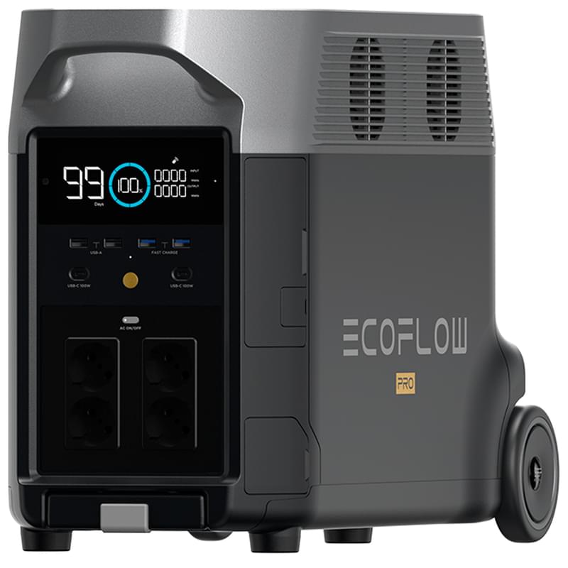 Портативная зарядная станция EcoFlow Delta Pro 1 125 000 mAh, 3600 Вт/ч (DELTAPro-EU) - фото #1, Technodom.kz